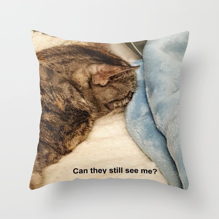 Hide and Seek Throw Pillow