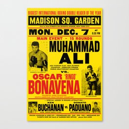 Ali vs. Bonavena Canvas Print