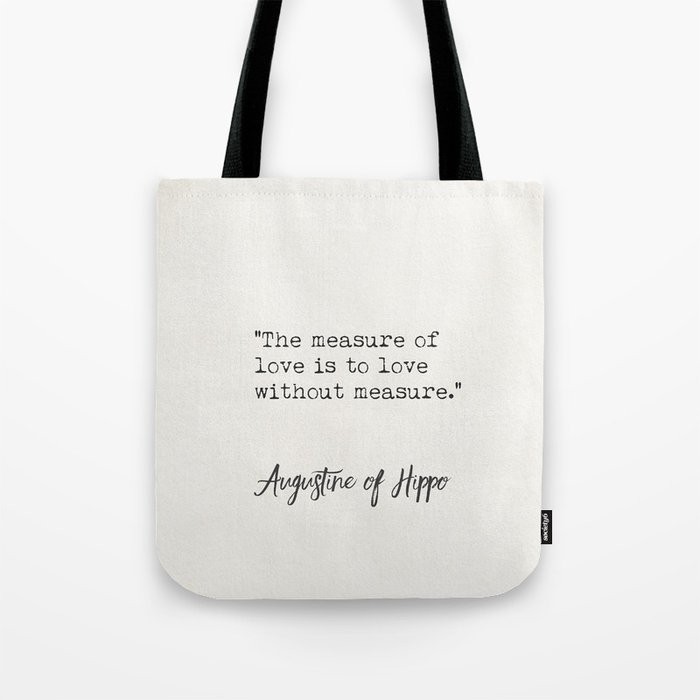 Augustine of Hippo quote A Tote Bag