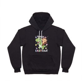 Monkey With T-rex Easter Estrawr Easter Pun Hoody