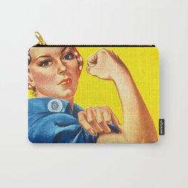 We Can Do It Iconic Rights Woman Lithograph Retro Reproduction Carry-All Pouch