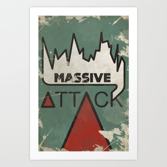 Massive Attack Art Print