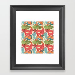 Chinese Dragons Framed Art Print