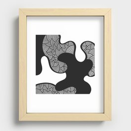 Abstract arch pattern 7 Recessed Framed Print