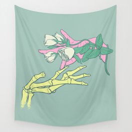 Hand of Hades - neon Wall Tapestry