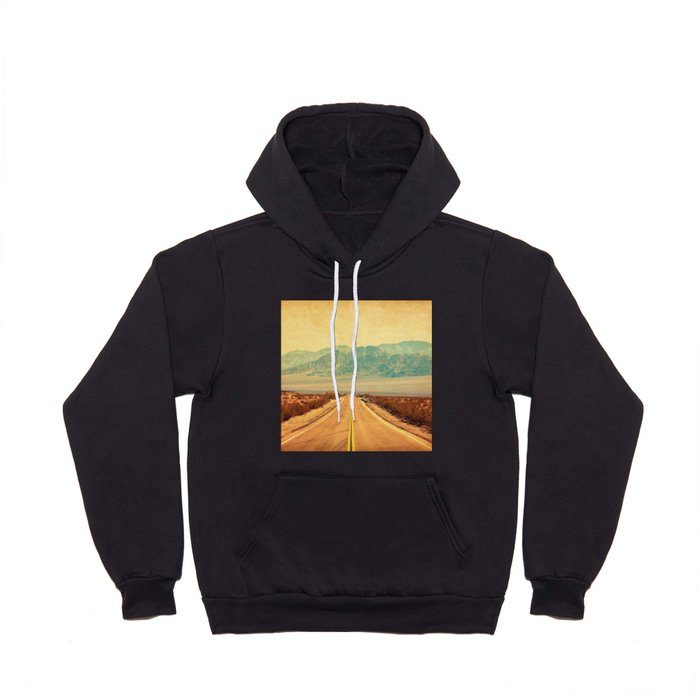 Route 66 crossing the Mojave Desert California United States Hoody