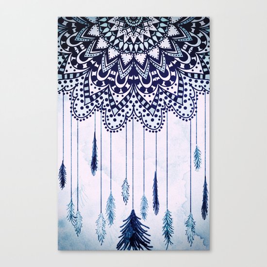 BOHO DREAMS MANDALA Canvas Print