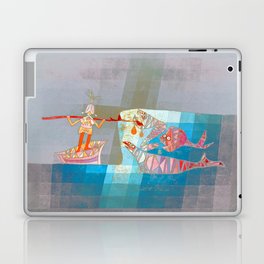 Remix The Seafarers Painting by Paul Klee Bauhaus Abstract Art Laptop Skin
