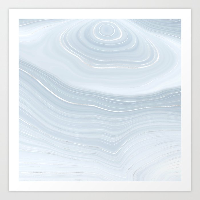 Beautiful Cloud  Pattern Art Print