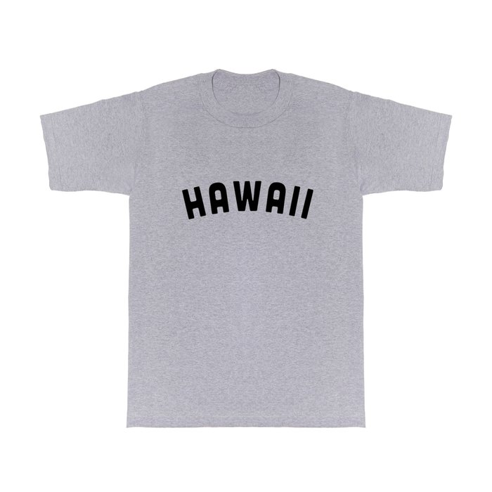 Hawaii - Black T Shirt