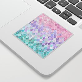 Mermaid Pastel Aesthetics Sticker