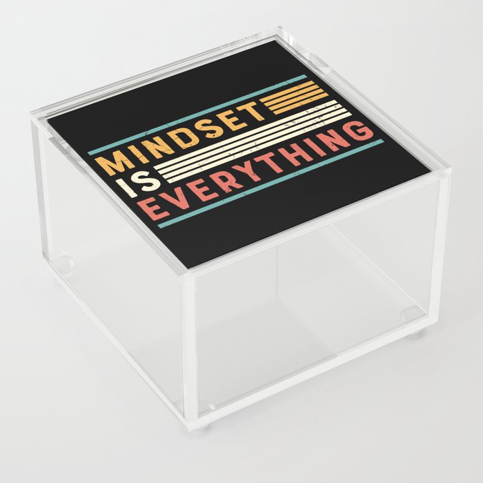 Mindset Is Everything Acrylic Box