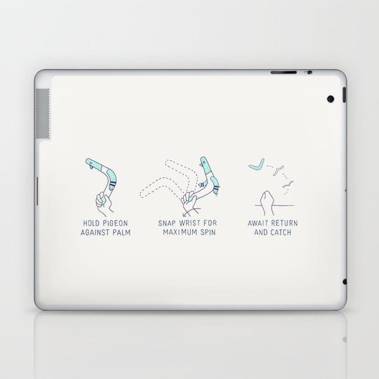 Pigeons For Beginners Laptop & iPad Skin