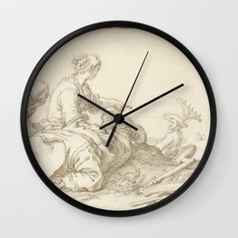 Juli, Abraham Bloemaert, 1574 - 1651 Wall Clock