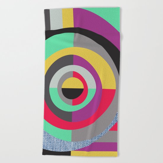 Geometric#19 Beach Towel
