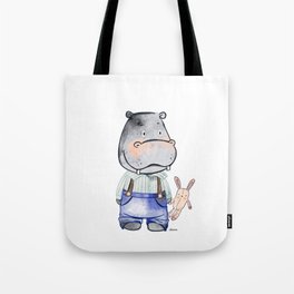 Hayley the Hippo Tote Bag