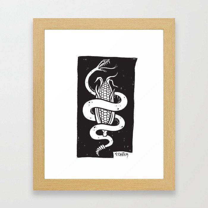 Paul Chatem_Corn Snake Framed Art Print