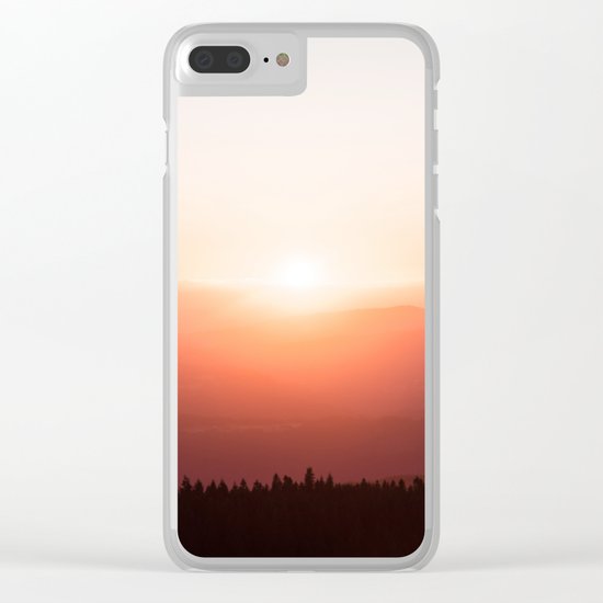 Golden Hour Clear iPhone Case
