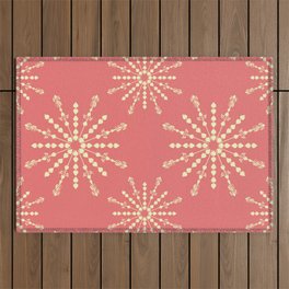 Coral Stars Outdoor Rug