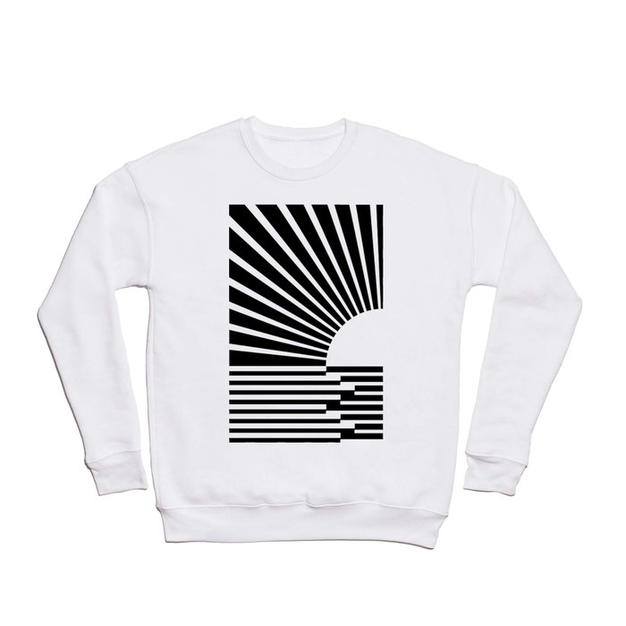 White rays Crewneck Sweatshirt