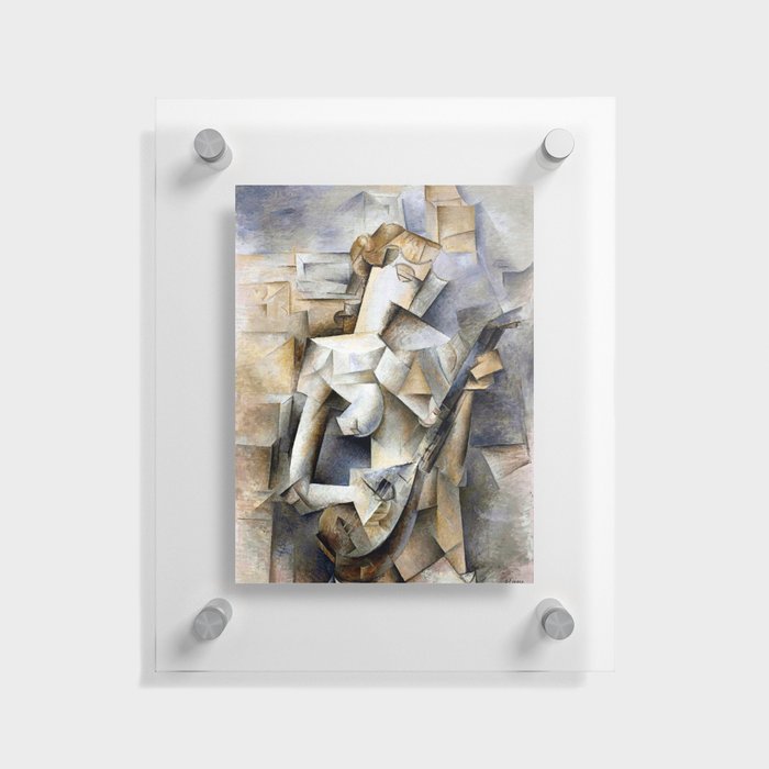 Pablo Picasso Girl with a Mandolin Floating Acrylic Print