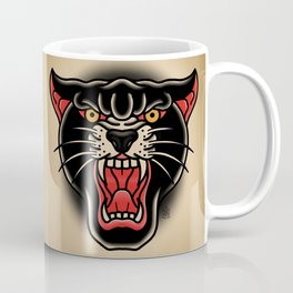 Traditional Tattoo Panther  Coffee Mug