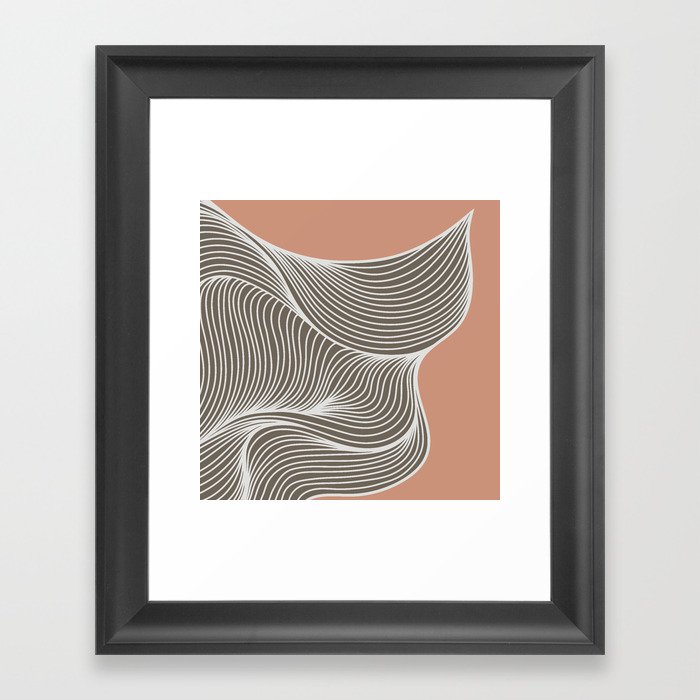 smooth series // no. 8 Framed Art Print