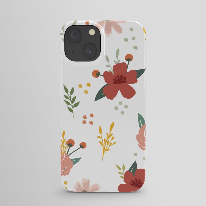 Floral Print Seamless Flower Lover Pattern iPhone Case