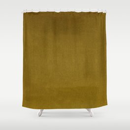 Mustard Velvet Shower Curtain