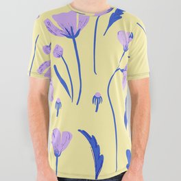 Be Your Own Yellow Flower Garden All Over Graphic Tee