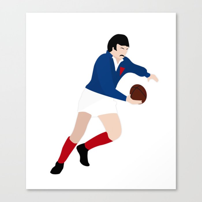Rugby Champagne, le French Flair Canvas Print