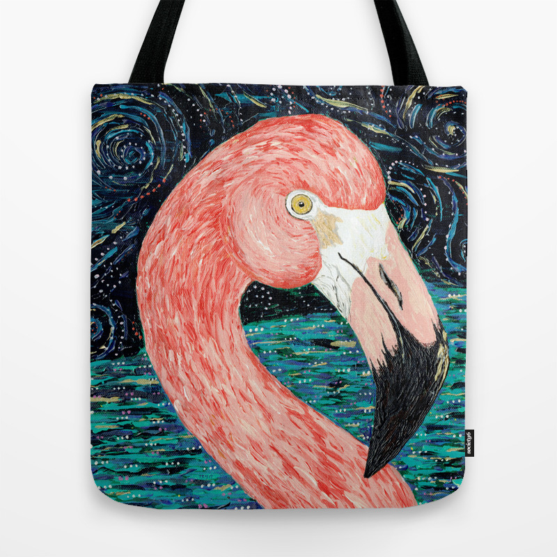 flamingo tote