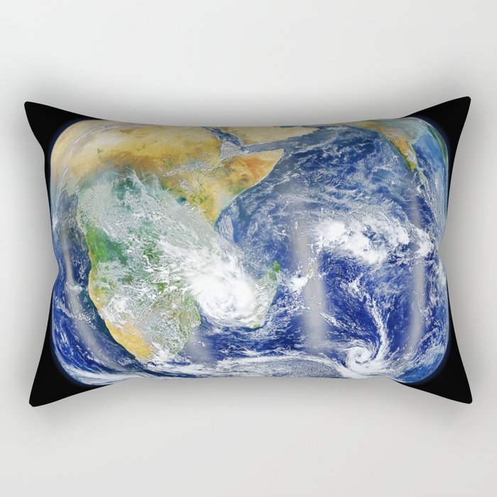 Planet Earth Rectangular Pillow