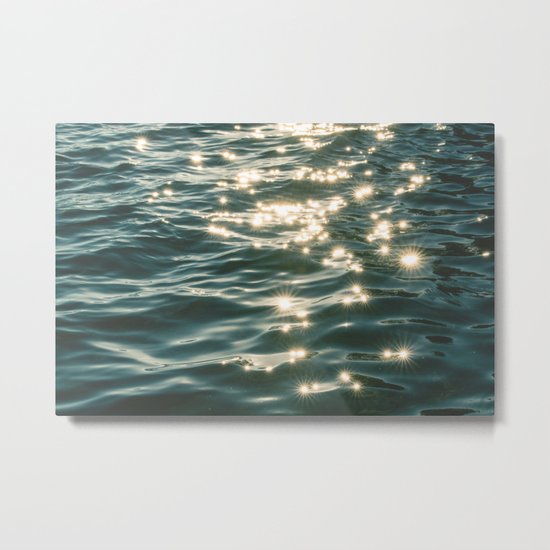 Ocean Sparkle Metal Print