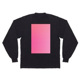 16 Pink Gradient Background Colour Palette 220721 Aura Ombre Valourine Digital Minimalist Art Long Sleeve T-shirt