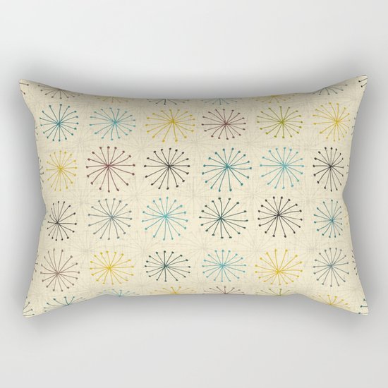 seedheads cream Rectangular Pillow