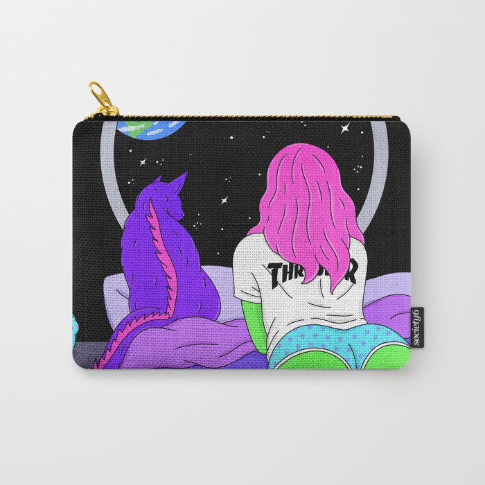 Alien Girl Carry-All Pouch
