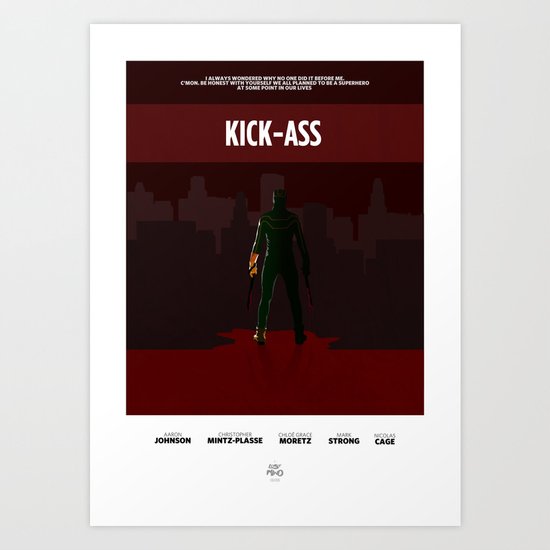 Kick Ass Print Art Print