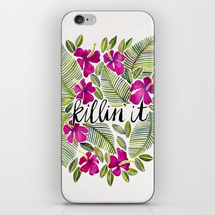 Killin' It – Tropical Pink iPhone Skin