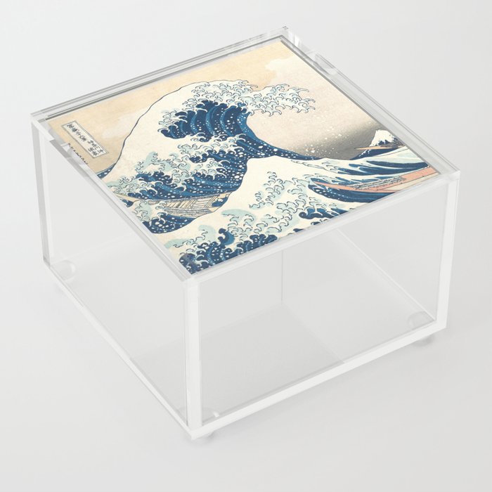 The Great Wave Off Kanagawa by Katsushika Hokusai Thirty Six Views of Mount Fuji - The Great Wave Acrylic Box