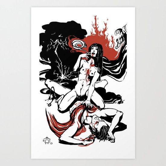 Natural Disaster Art Print