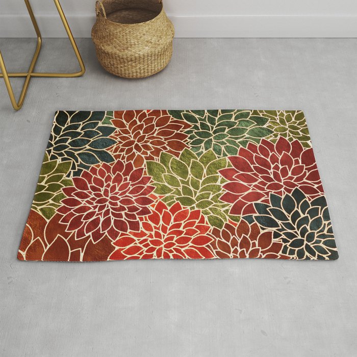 Floral Abstract 7 Rug