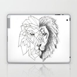 "Half Geometric Lion Head" Laptop & iPad Skin