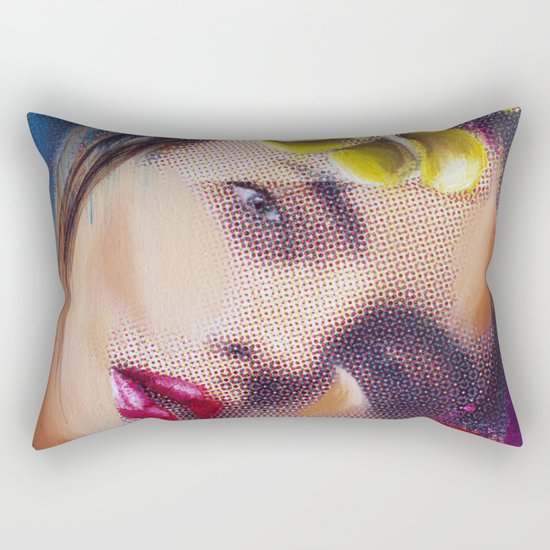 Evidencias de una imagen II Rectangular Pillow