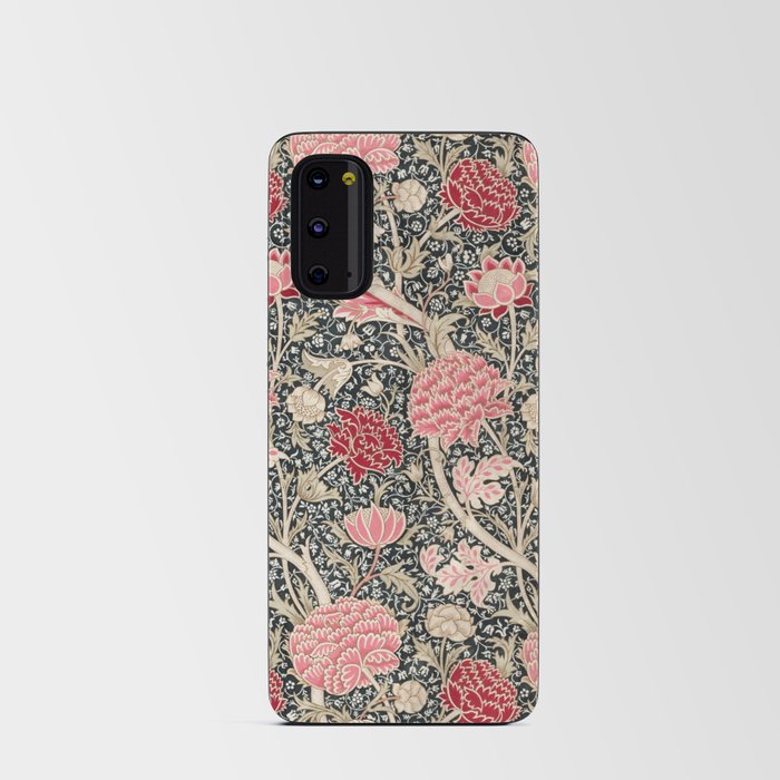 Vintage William Morris Cray Pink Floral Android Card Case