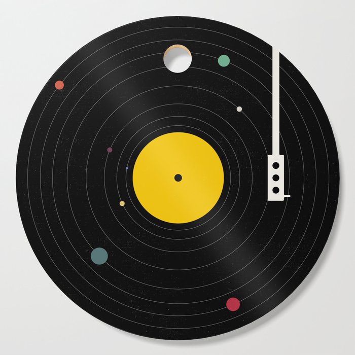 Music, Everywhere Cutting Board | Graphic-design, Music, Graphic-design, Space, Vintage, Space, Solar, System, Vinyl, Record