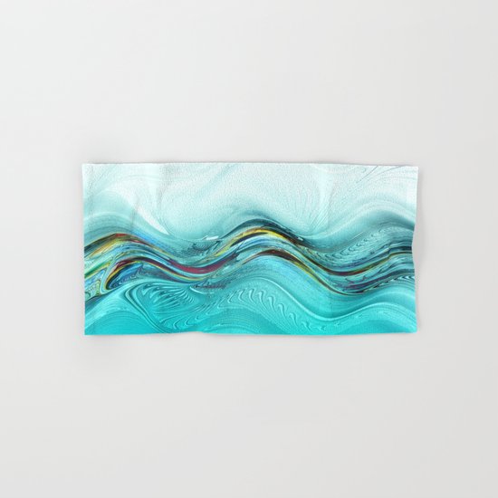Fractal Wave Hand & Bath Towel