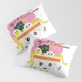 Cute Ramen Pillow Sham