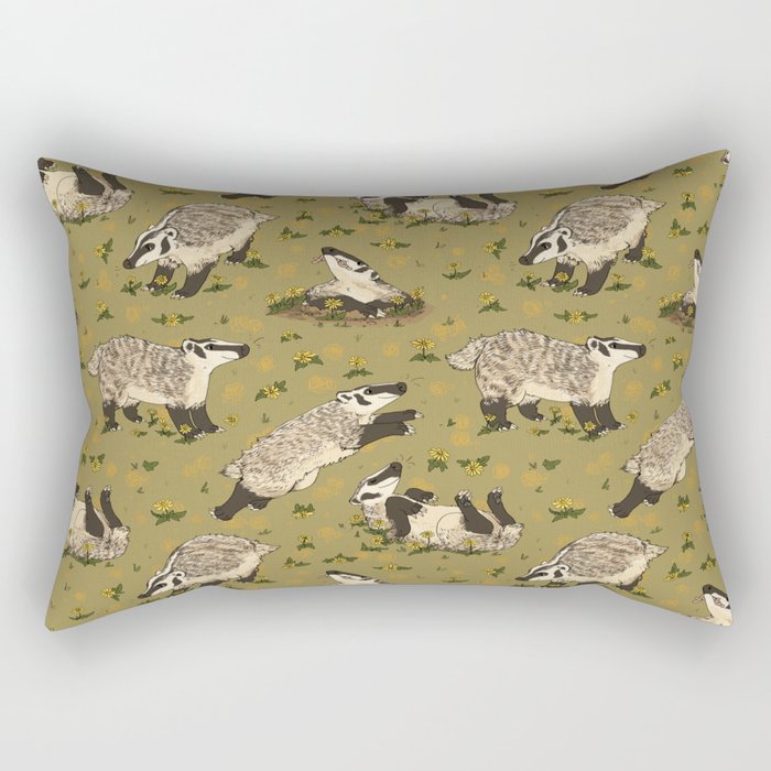 American Badgers Rectangular Pillow