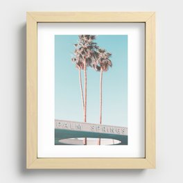 Palm Springs Recessed Framed Print